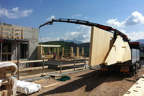 Panelli in legno per coperture